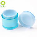 Plastic material and screen printing surface handling double wall waterproof bottle ball plastic jar 70G